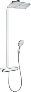 Termostatinė dušo sistema HANSGROHE Raindance E 360, 1 srovės, EcoSmart, spalva - chromo (chrome)