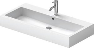 Praustuvas Duravit Vero 100, su dviem skyl.maišytuvui