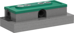 Latakas Hansgrohe uBox universal pažemintas