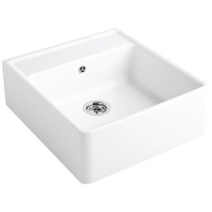 Plautuvė VILLEROY&BOCH Fregadero dalinai įleidžiama, „Ceramicplus” danga, skylė maišytuvui