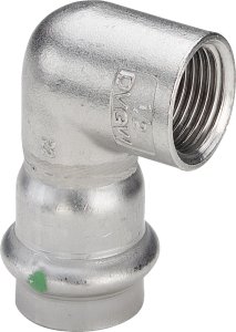Alkūnė presuojamas vidiniu sriegiu 35x1 1/4" (Inox)