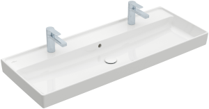 Praustuvas VILLEROY&BOCH Collaro 1200x470, 2 skylės maišytuvui