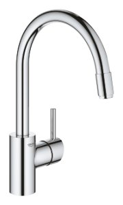 Plautuvės maišytuvas GROHE Concetto su ištraukiama žarna, chromo spalvos 