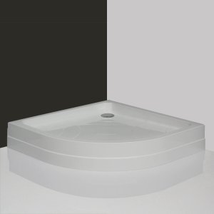 Dušo padėklas ROTH HAWAII-P 80x80 iš supresuotų  sluoksnių su PU laikikliu (radius 550)