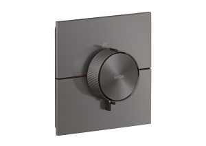 Dekoratyvinė dalis AXOR ShowerSelect ID potinkiniam termostatiniam maišytuvui, šlifuoto juodo chromo (Brushed Black Chrome)