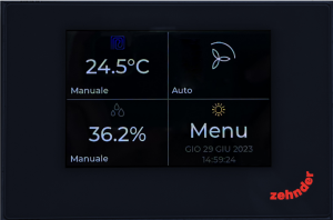 Valdiklis Multi Control ZEHNDER ComfoAir įrenginiams (ComfoAir160/180/200/375) juodas