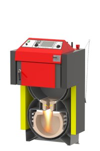 Plieninis dujų generacinis kieto kuro katilas Atmos DC 18 S; 20kW