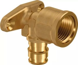 Uponor Q&E prietaisinė alkūnė PL 16-Rp1/2"FT (2 tvirt. taškai)