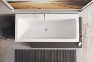 Vonia BALTECO Plano 75170x75x62, be uždangų E12