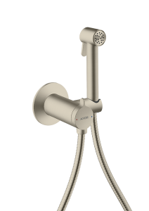 Rankinis bidė dušelis AXOR Bidette Showers 1jet, su laikikliu ir 1,25 m žarna, šlifuoto nikelio spalvos (Brushed Nickel)