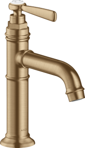 Praustuvo maišytuvas AXOR Montreux 100 su dugno vožtuvu, šlifuotos bronzos spalvos (Brushed Bronze)