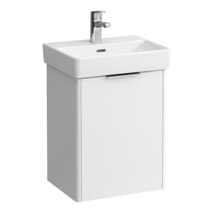 Spintelė praustuvui Laufen BASE 415x325x530 mm, 1 durelės (lankstai dešinėje), praustuvui 815961, spalva- balta matinė