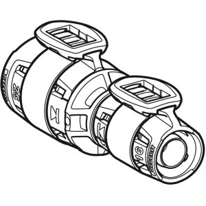 Mova redukuota PPSU d=20mm, d1=16mm, Geberit Flowfit