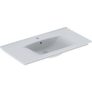 Baldinis praustuvas Ifö Elegant, 91x47 cm, su skyle maišytuvui, su perpylimo anga