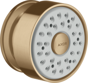 Dušo purkštukas  AXOR Starck 1jet, šlifuotos bronzos spalvos (Brushed Bronze)