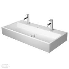 Praustuvas Duravit DuraSquare 1000x470mm su dviem skylėmis maišytuvams
