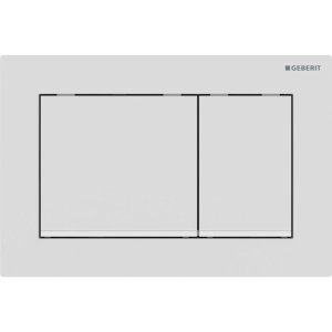 Vandens nuleidimo mygtukas Geberit Omega20 Square matinis/baltas 