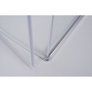 Dušo kabina Brasta Glass KARINA 980-990x980-990x2000 rudas stiklas