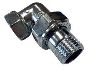 Jungtis išardoma kampinė vidus/išorė 1/2" chromas Pattaroni