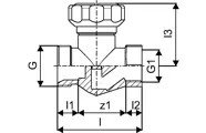 Vario balansinis vožtuvas 1/2"- G3/4