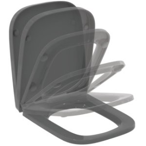 Dangtis WC Ideal Standard I.Life B, soft close, spalva pilka blizgi