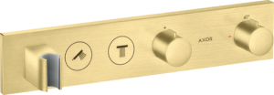 Potinkinio termostatinio modulio dekoratyvinė dalis AXOR ShowerSolutions 460/90, 2 funkcijos, šlifuoto žalvario spalvos (Brushed Brass)