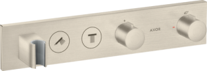 Potinkinio termostatinio modulio dekoratyvinė dalis AXOR ShowerSolutions 460/90, 2 funkcijos, šlifuoto nikelio spalvos (Brushed Nickel)