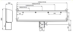 Lovelis pisuaro nerūd pl 120cm,elektr