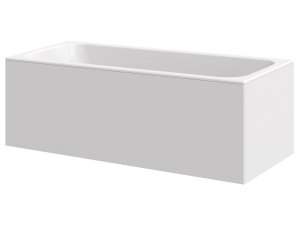 Šoninė vonios panelė Ravak MDF 80 (D), baltos spalvos