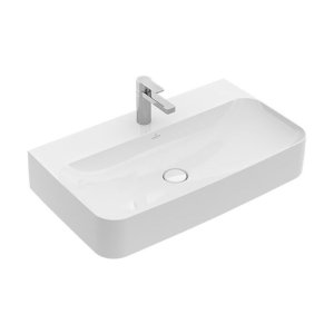 Praustuvas VILLEROY&BOCH Finion 800x470mm, be perpylimo angos, „Ceramicplus“ danga