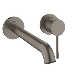 Praustuvo maišytuvas iš sienos GROHE Essence 230 mm ilgio, matinės grafito spalvos (Brushed Hard Graphite)