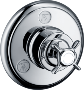 Potinkinio montavimo perjungėjas AXOR Montreux, šlifuoto nikelio spalvos (Brushed Nickel)