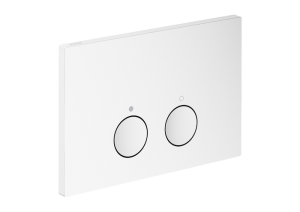 WC nuleidimo mygtukas AXOR FlushPlate Geberit Sigma WC rėmui, matinis baltas
