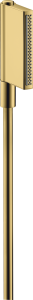 Rankinė dušo galvutė AXOR One 2jet, šlifuoto aukso spalvos (Brushed Gold Optic)