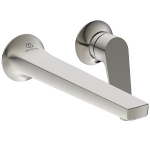 Maišytuvas praustuvui iš sienos Ideal Standard  La Dolce Vita, 2 dalių, spalva -Silver Storm, 210mm snapas, reikalinga potinkinė dalis A1313NU