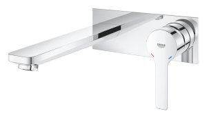 Praustuvo maišytuvas iš sienos GROHE Lineare, 207 mm ilgio, chromo spalvos 