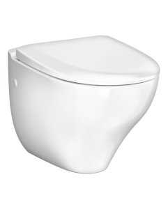 Komplektas WC pakabinamas New Nautic 1530 hygienic flush + soft-close dangtis