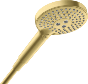 Rankinė dušo galva AXOR ShowerSolutions 120 3jet, šlifuoto žalvario spalvos (Brushed Brass)