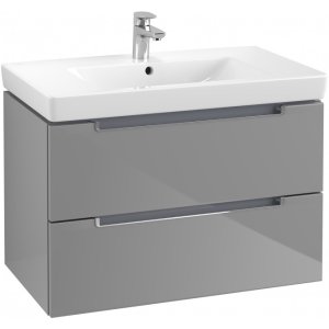 Spintelė VILLEROY&BOCH Subway 2.0 787x525x449mm, blizgios pilkos spalvos