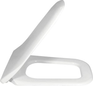 Unitazo dangtis VILLEROY&BOCH Joyce su soft-close mechanizmu lėtam užsidarymui, plonas