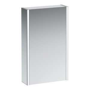 Veidrodinė spintelė Laufen FRAME 25, 450x150x750 mm, 2 LED šviestuvai, dešininės durelės, spalva - balta blizgi