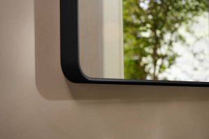 Veidrodis Hansgrohe Xarita Lite Q su LED apšvietimu, 600/30, matinis juodas