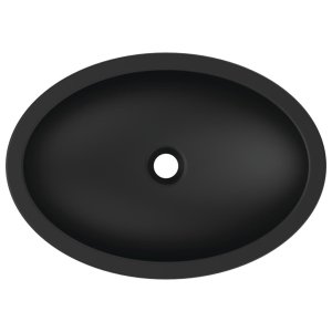 Praustuvas-dubuo Ideal Standard Strada Oval, matmenys 600x420mm, juodas matinis