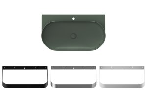 Praustuvas Ravak Yard 800 mm, pilkai žalios spalvos (Grey Green) 