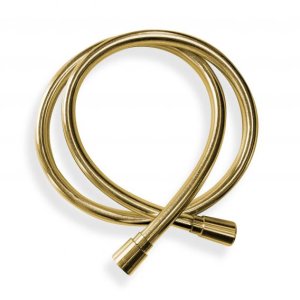Dušo žarna AXOR ShowerSolutions, 1,25 m, metalo efektas, kūginės jungtys, šlifuoto žalvario spalvos (Brushed Brass)