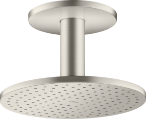 Dušo galva su laikikliu iš lubų AXOR ShowerSolutions 250 1jet, nerūdijančio plieno spalvos (Stainless Steel Optic)
