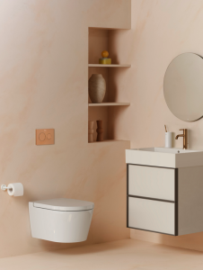 Unitazo sėdynė ir dangtis ROCA InspiraCompact Slowclose, Supralit®