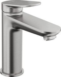 Praustuvo maišytuvas Duravit Wave, M dydis, be dugno vožtuvo, nerūdijančio plieno spalvos