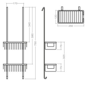 lentynėlė pakabinama Shelf Uni