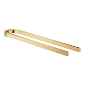 Laikiklis rankšluosčiams dvigubas Grohe Selection 411mm aukso splava